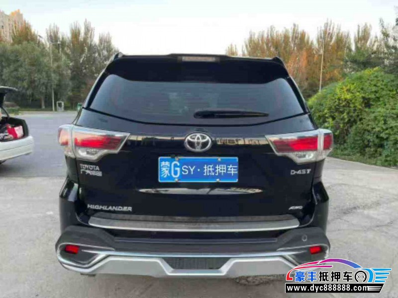 15年丰田汉兰达轿车抵押车出售