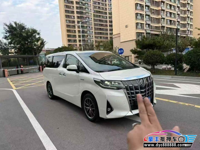 19年丰田埃尔法轿车抵押车出售