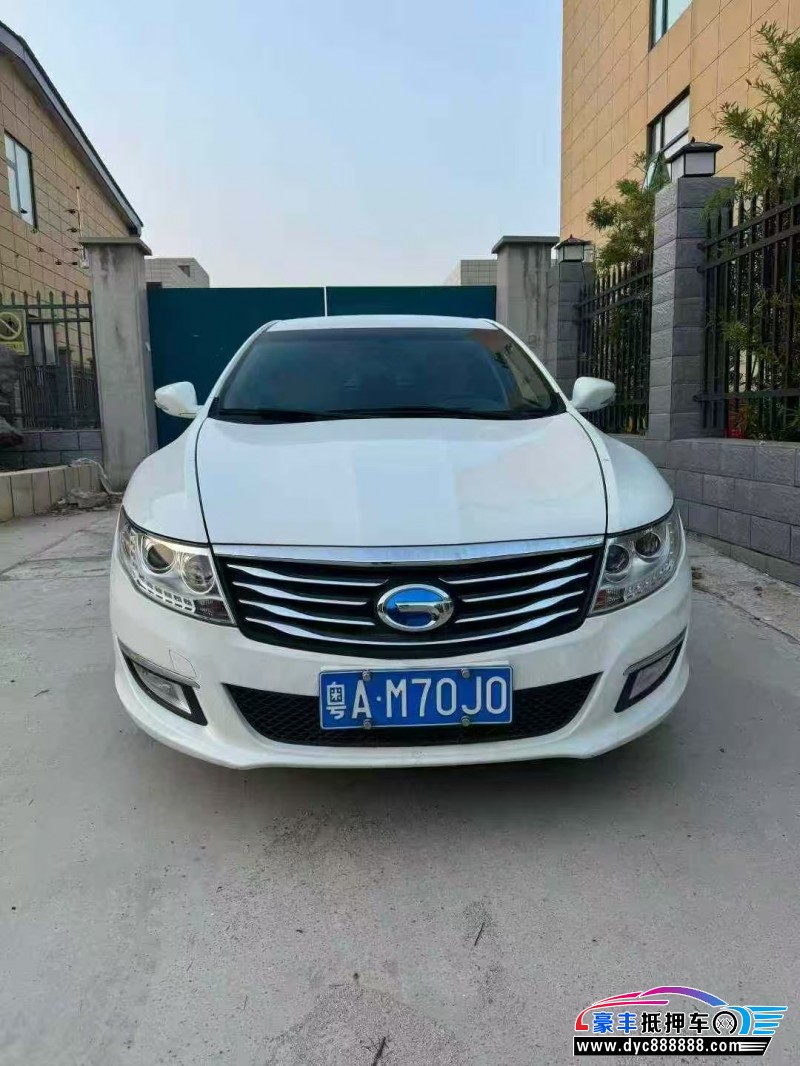 17年传祺GA5轿车抵押车出售