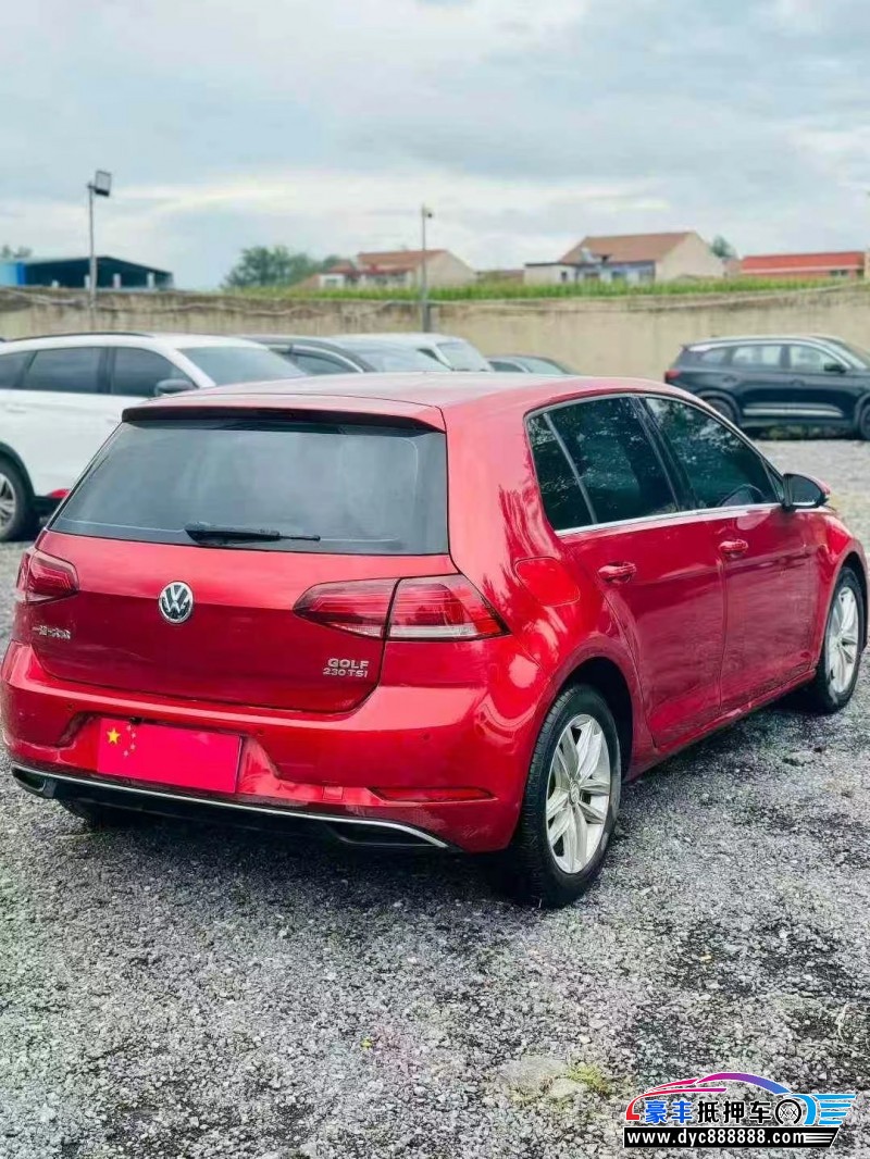 18年大众高尔夫轿车抵押车出售