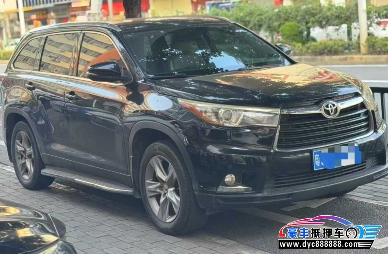 16年丰田汉兰达轿车抵押车出售