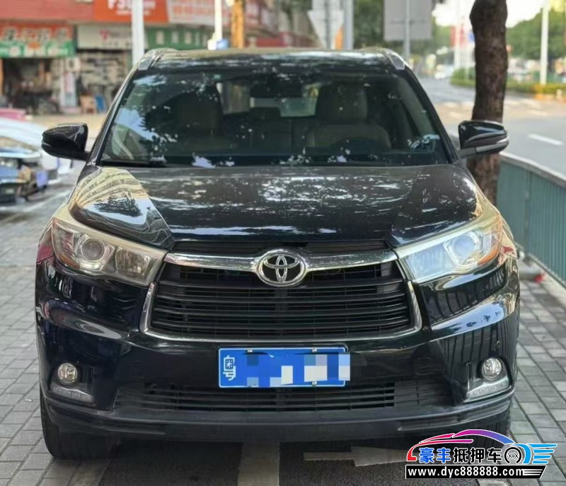 16年丰田汉兰达轿车抵押车出售