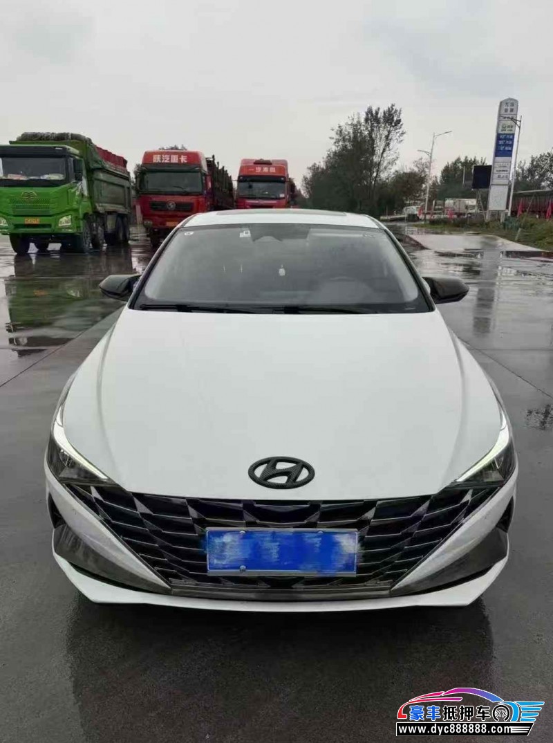 22年现代伊兰特轿车抵押车出售