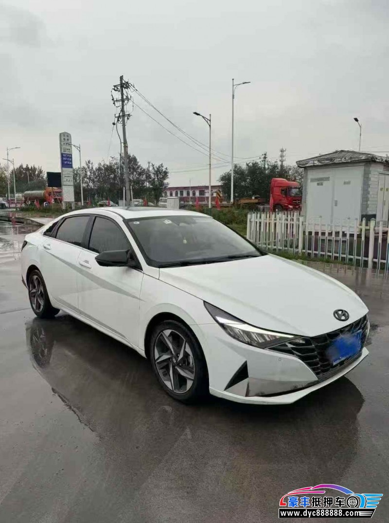 22年现代伊兰特轿车抵押车出售