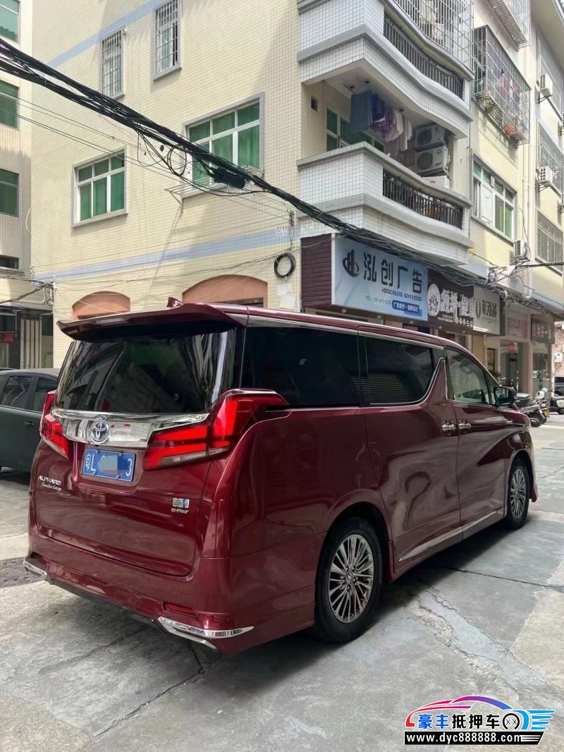 20年丰田埃尔法轿车抵押车出售