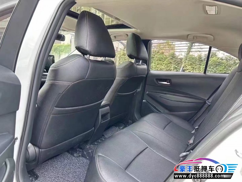 21年丰田卡罗拉轿车抵押车出售