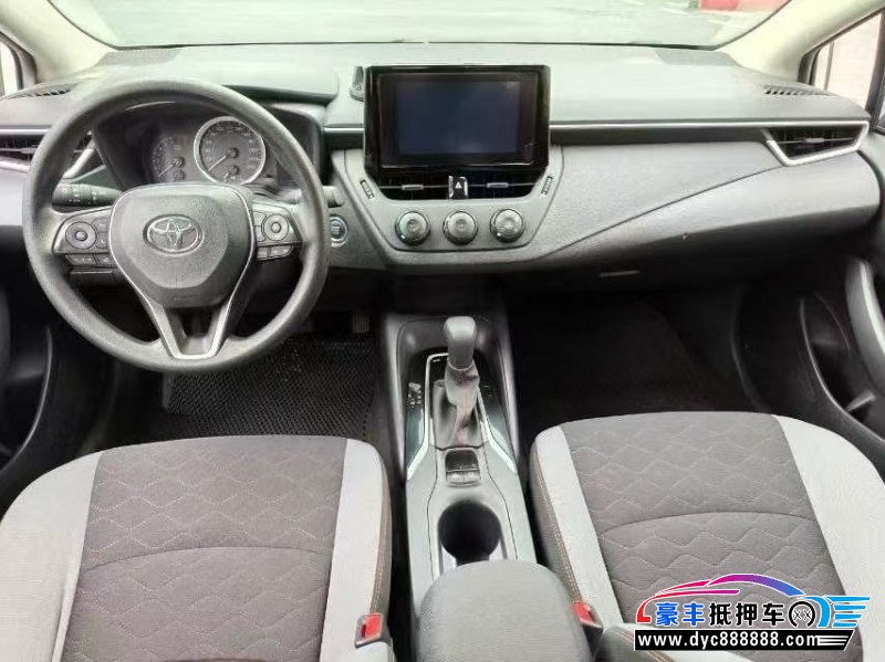 23年丰田卡罗拉轿车抵押车出售