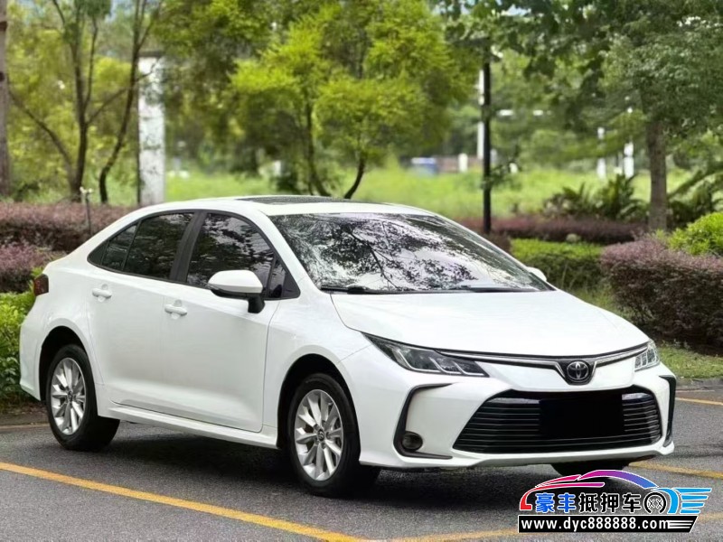 23年丰田卡罗拉轿车抵押车出售