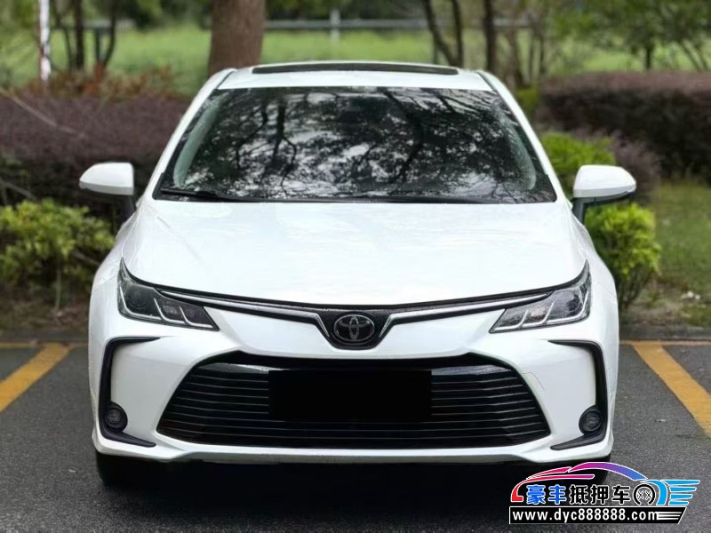 23年丰田卡罗拉轿车抵押车出售