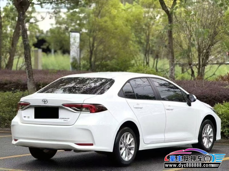 23年丰田卡罗拉轿车抵押车出售