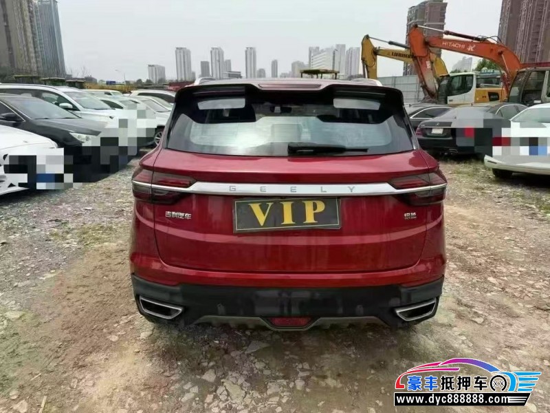 19年吉利缤越轿车抵押车出售