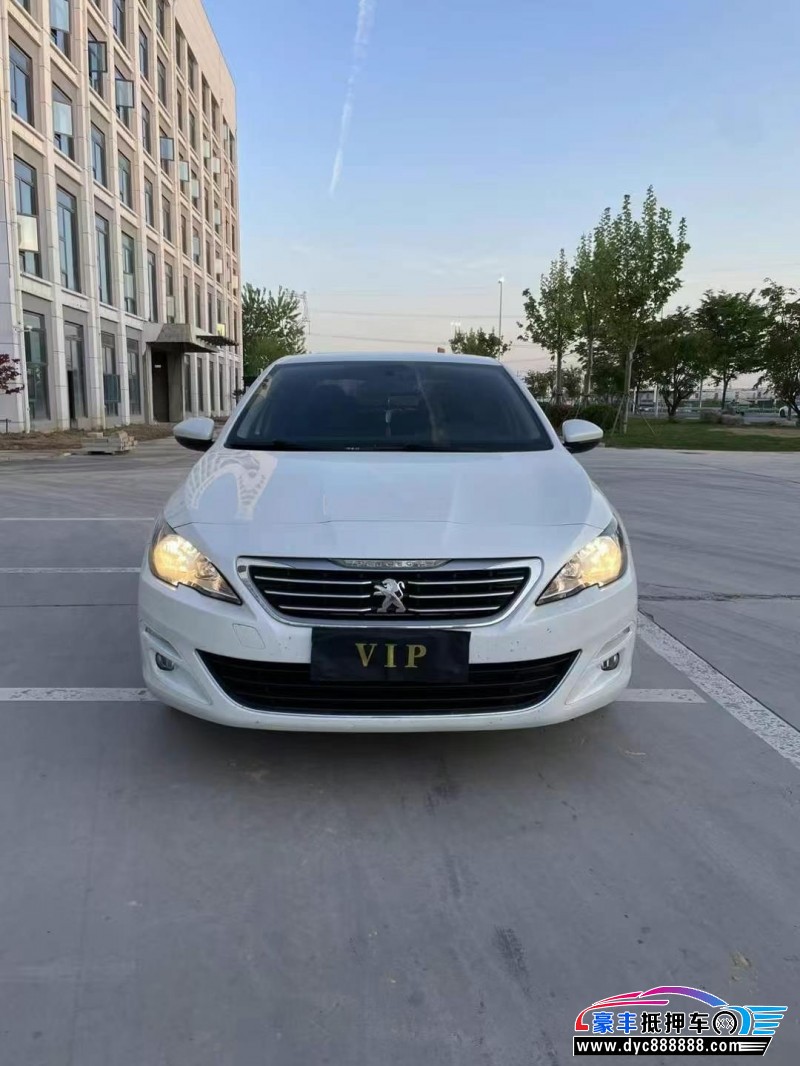 17年标致408轿车抵押车出售