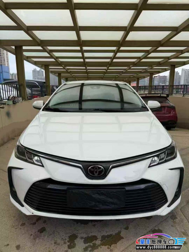 22年丰田卡罗拉轿车抵押车出售