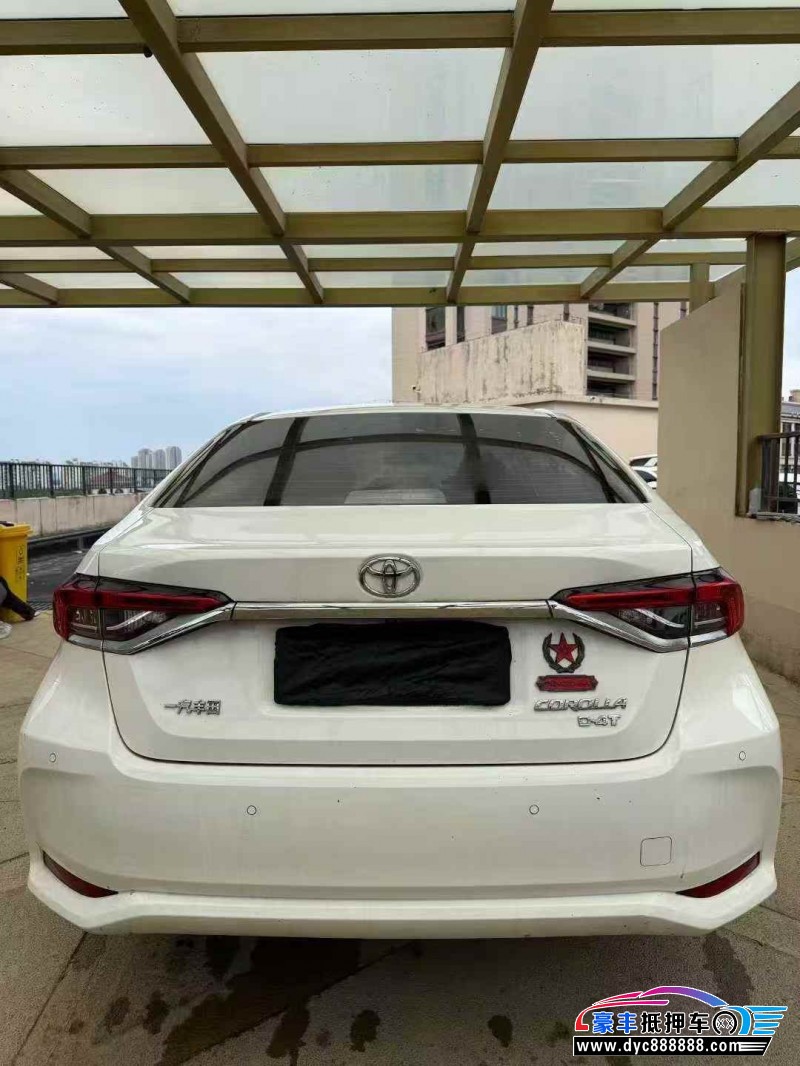 22年丰田卡罗拉轿车抵押车出售