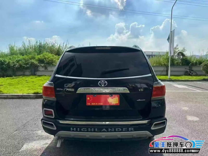 13年丰田汉兰达轿车抵押车出售