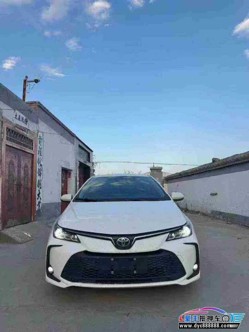 23年丰田卡罗拉轿车抵押车出售
