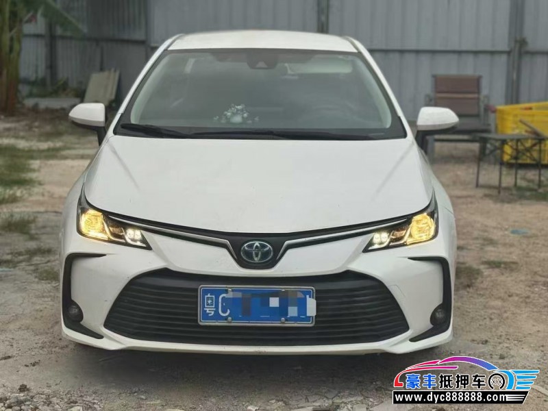 22年丰田卡罗拉轿车抵押车出售
