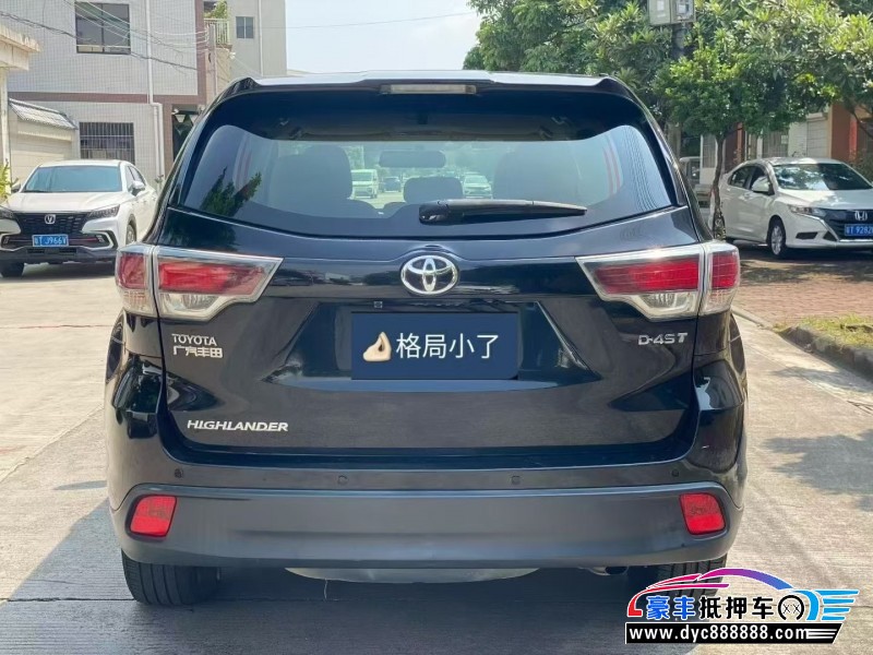 18年丰田汉兰达轿车抵押车出售