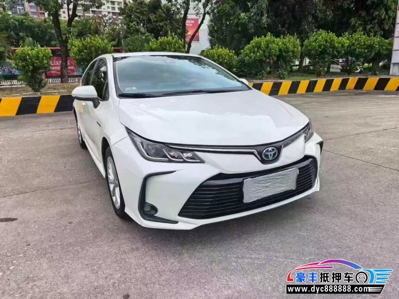 22年丰田卡罗拉轿车抵押车出售