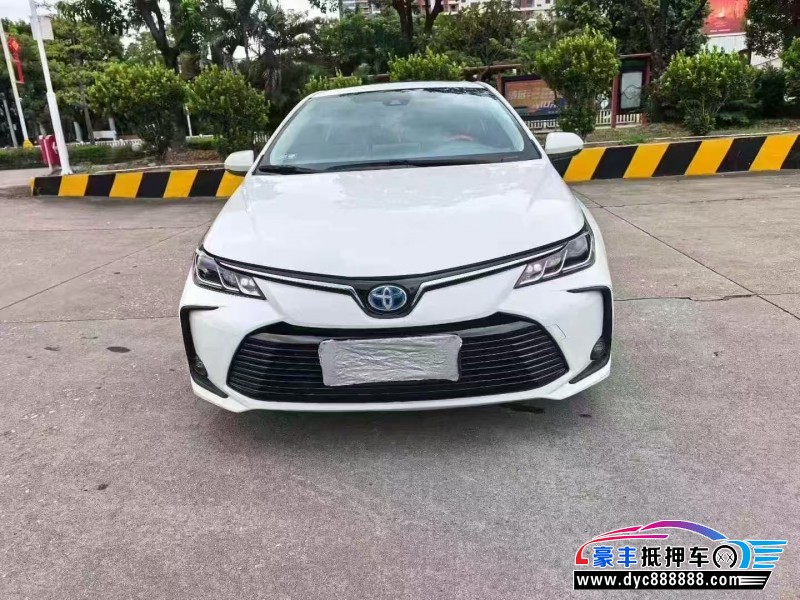 22年丰田卡罗拉轿车抵押车出售