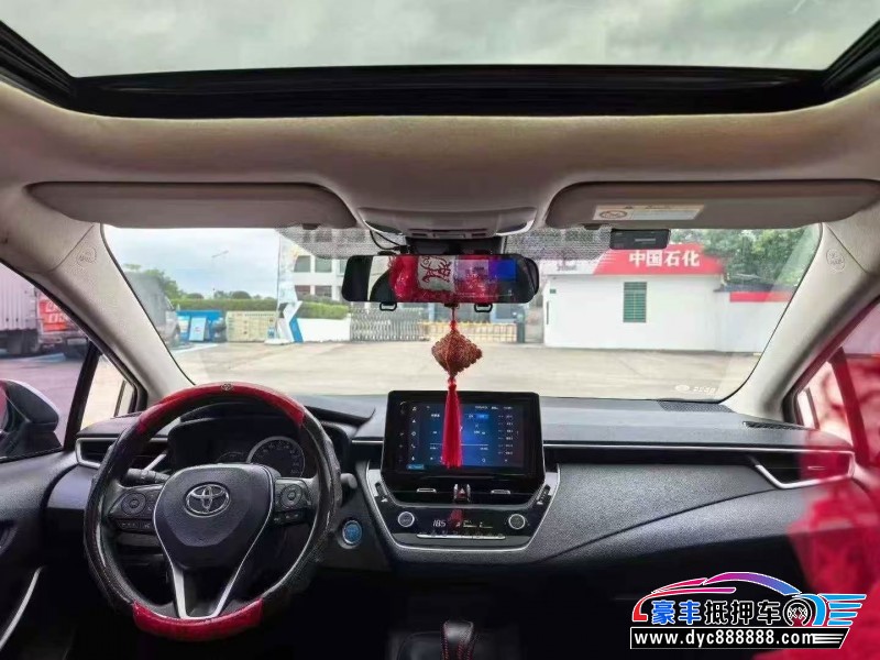 22年丰田卡罗拉轿车抵押车出售