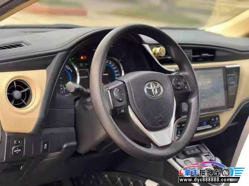 18年丰田雷凌轿车抵押车出售