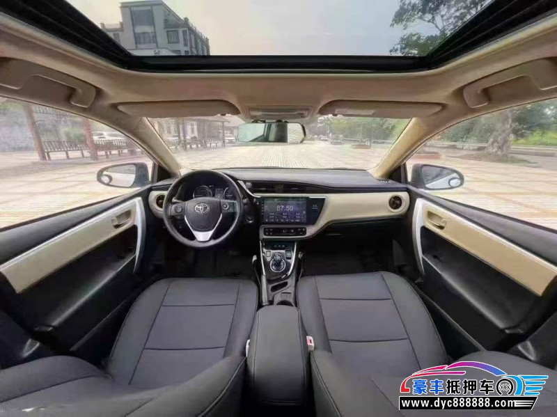 18年丰田雷凌轿车抵押车出售