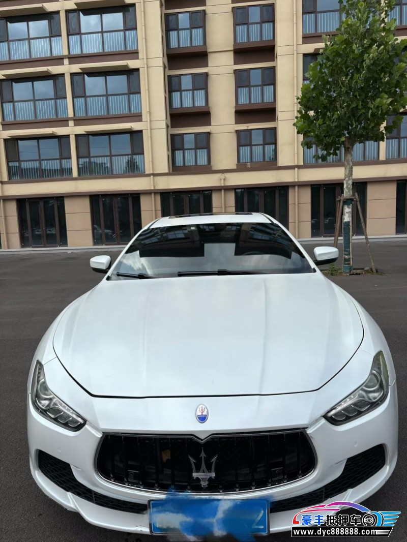 17年玛莎拉蒂Ghibli轿车抵押车出售