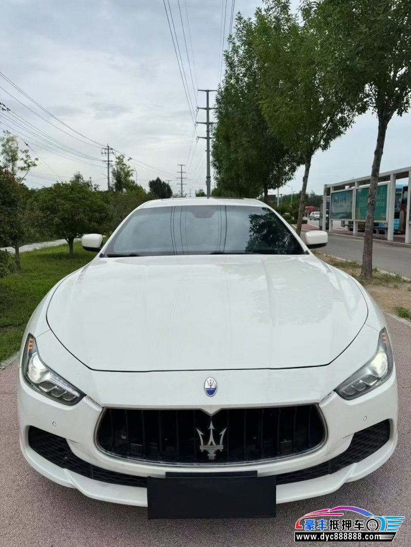 15年玛莎拉蒂Ghibli轿车抵押车出售