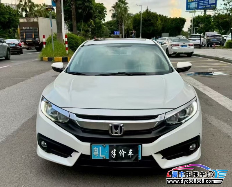 17年本田思域轿车抵押车出售