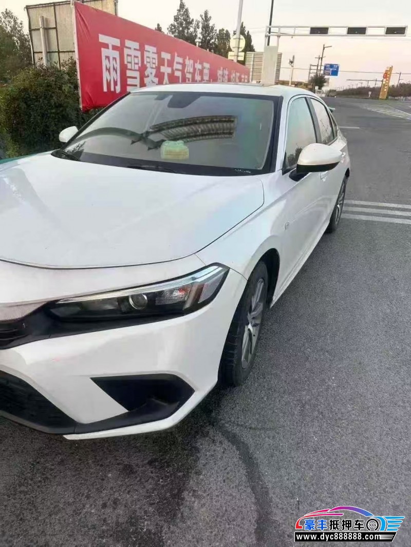 22年本田思域轿车抵押车出售