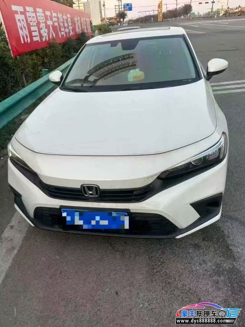 22年本田思域轿车抵押车出售