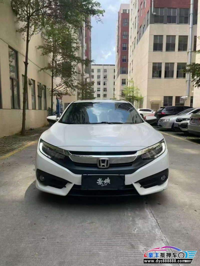 19年本田思域轿车抵押车出售
