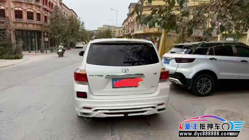 14年丰田汉兰达轿车抵押车出售