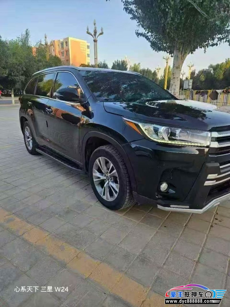 20年丰田汉兰达SUV抵押车出售