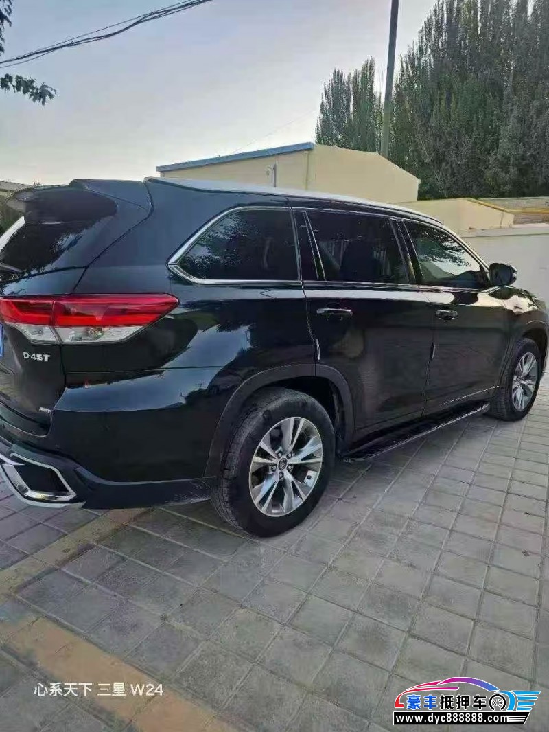 20年丰田汉兰达SUV抵押车出售