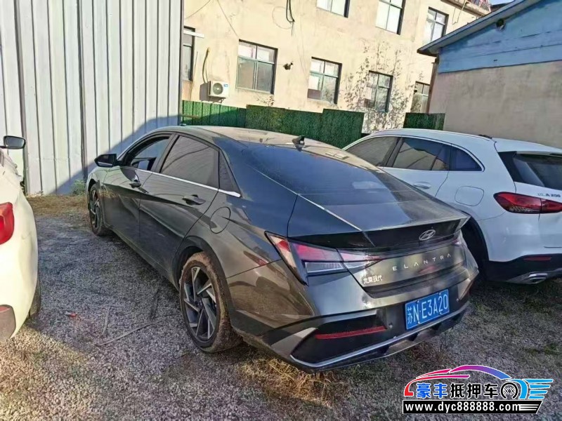 24年现代伊兰特轿车抵押车出售