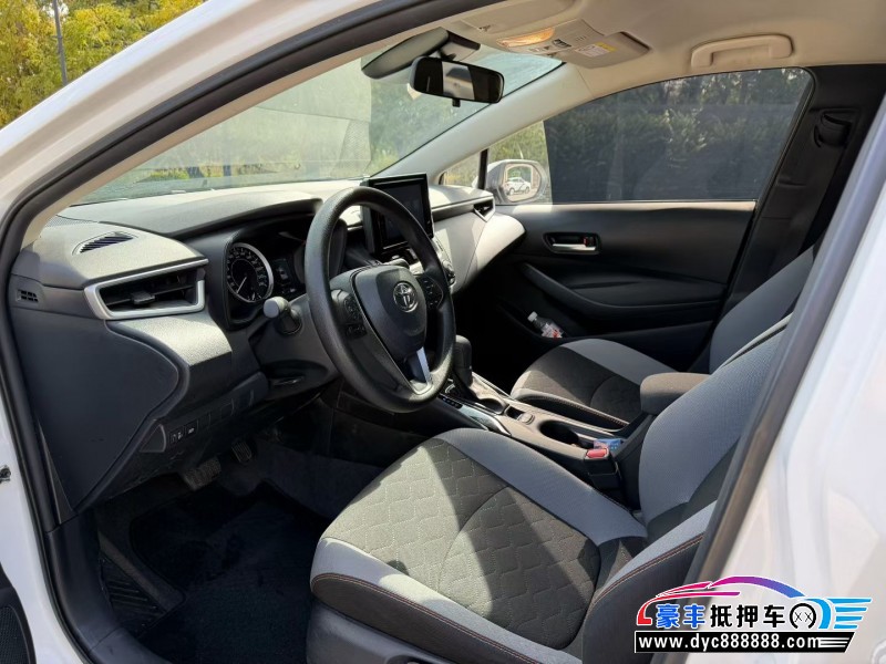 24年丰田卡罗拉轿车抵押车出售