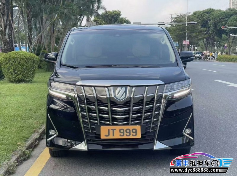 22年丰田埃尔法轿车抵押车出售