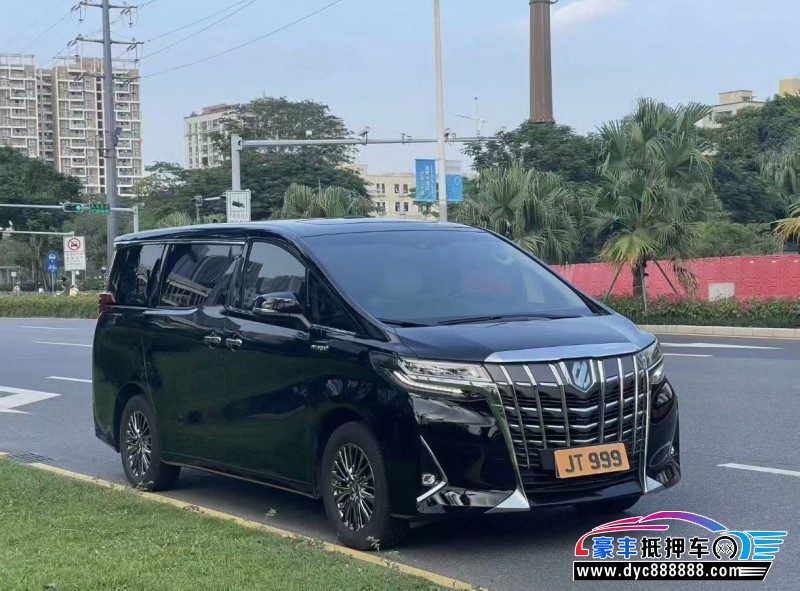 22年丰田埃尔法轿车抵押车出售