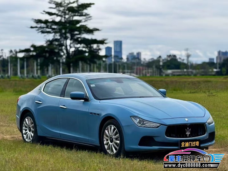 16年玛莎拉蒂Ghibli轿车抵押车出售