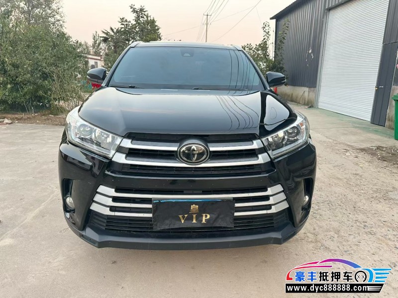 19年丰田汉兰达轿车抵押车出售