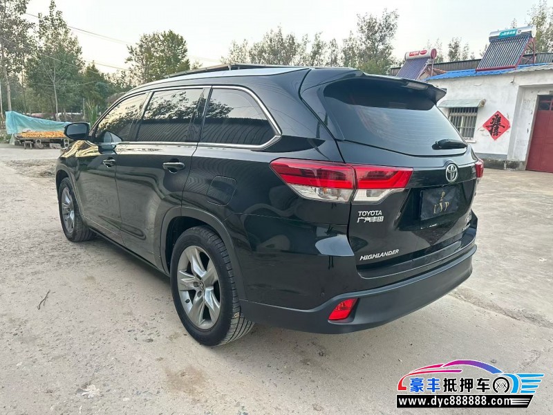 19年丰田汉兰达轿车抵押车出售