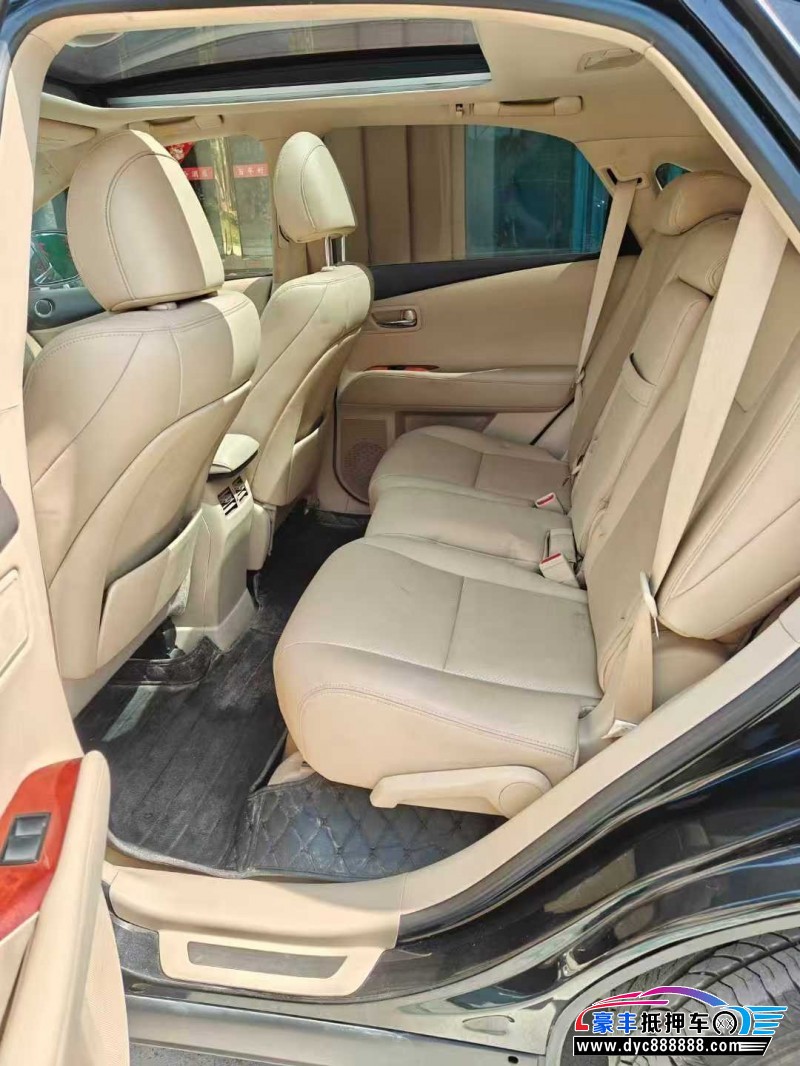 12年雷克萨斯RX轿车抵押车出售