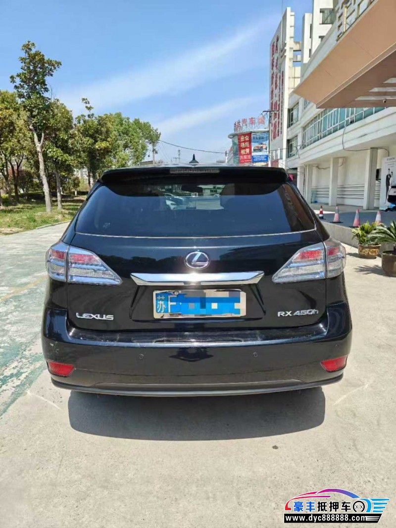 12年雷克萨斯RX轿车抵押车出售