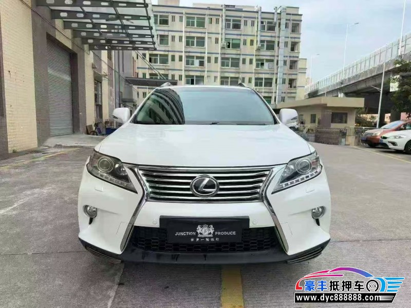 14年雷克萨斯RX轿车抵押车出售