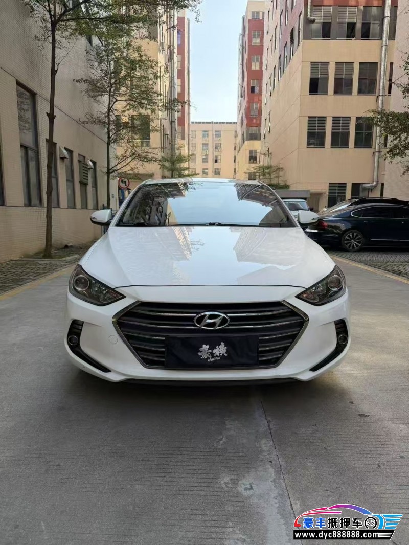 18年现代领动轿车抵押车出售