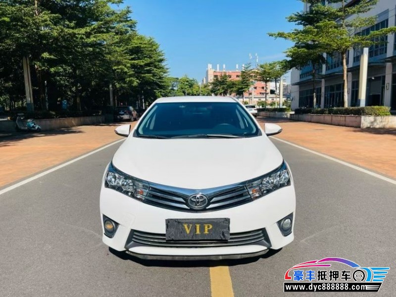 18年丰田卡罗拉轿车抵押车出售