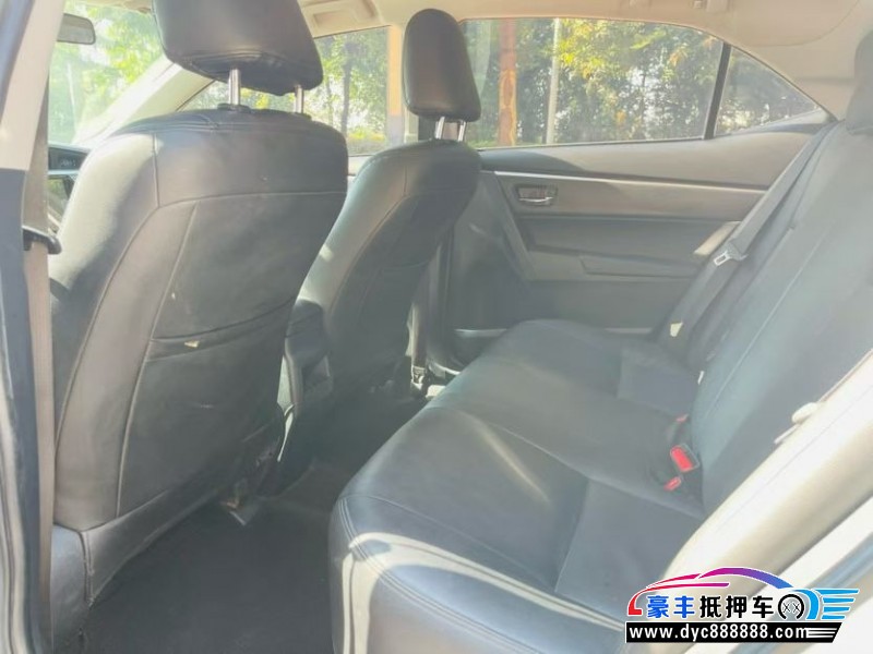 18年丰田卡罗拉轿车抵押车出售