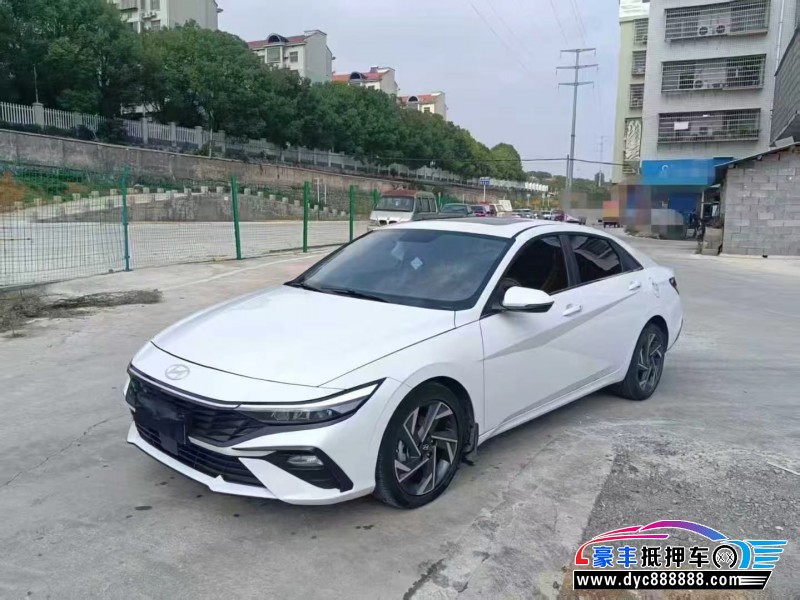 24年现代伊兰特轿车抵押车出售